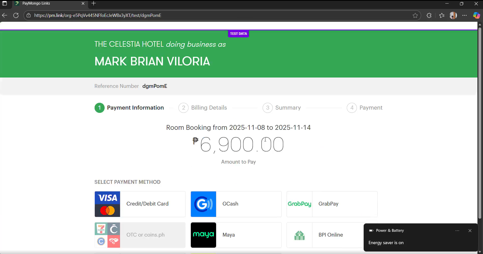 Preview of Secure Pay API Integration